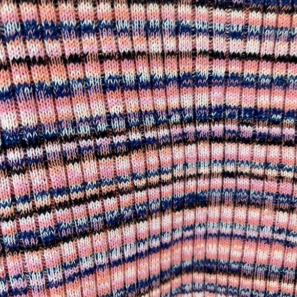 Gap Pink and Blue Striped Knit Tank Top - Picture 3 of 5